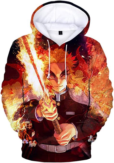 Taoyue 2021 Demon Slayer Sudadera Con Capucha Impresa En 3d Hombres