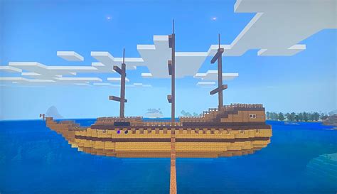 Start Of My Minecraft Survival Pirate Ship Base I Will Be Building