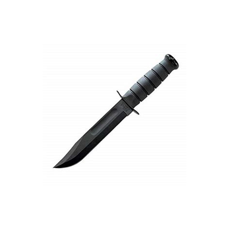 Ka Bar Kabar 1213 Full Size Fighting Knife 7 Black Blade Kraton G