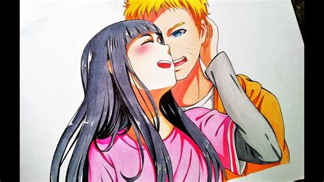 Drawing Naruto And Hinata Naruto Shippudennaruhina Youtube