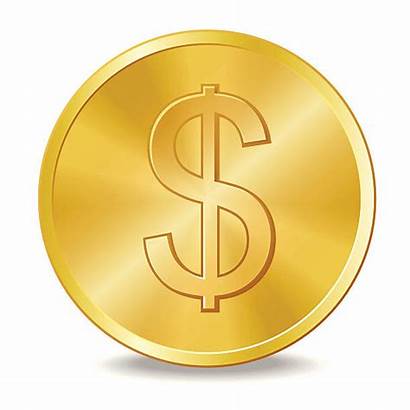 Coin Dollar Vector Sign Gold Illustrations Illustration