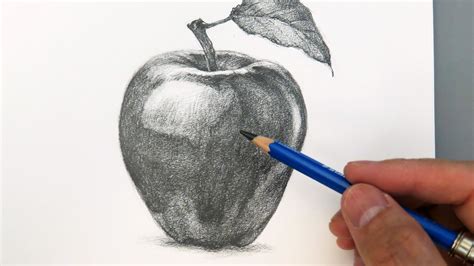 Drawing And Shading An Apple Youtube