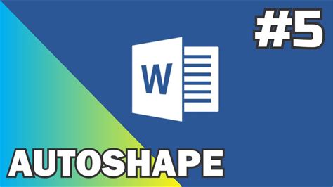 5 Autoshape Microsoft Office Word Youtube