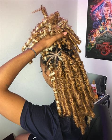 Deandra Fordyce On Instagram Blonde Butterfly Faux Locs Done By Me 🦋