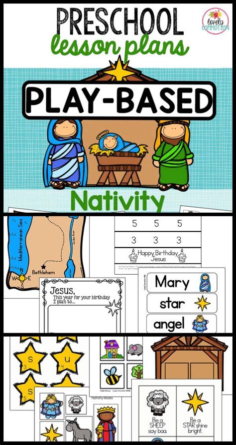 The story is full of different characters, surprising events session 3: Preschool Lesson Plans- Nativity | Preschool christmas ...