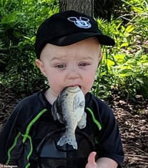 Hilarious Photo Of Little Boy With Rubber Fish In His Mouth Goes Viral
