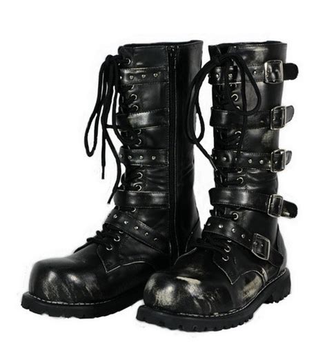 2052 Nana Unisex Rock Punk Gothic Emo Biker Engineer Boots Ebay Boots Engineer Boots