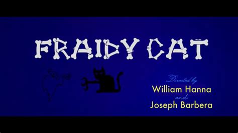 Tom And Jerry Fraidy Cat 1942 1955 Titles Sequence Cinemascope