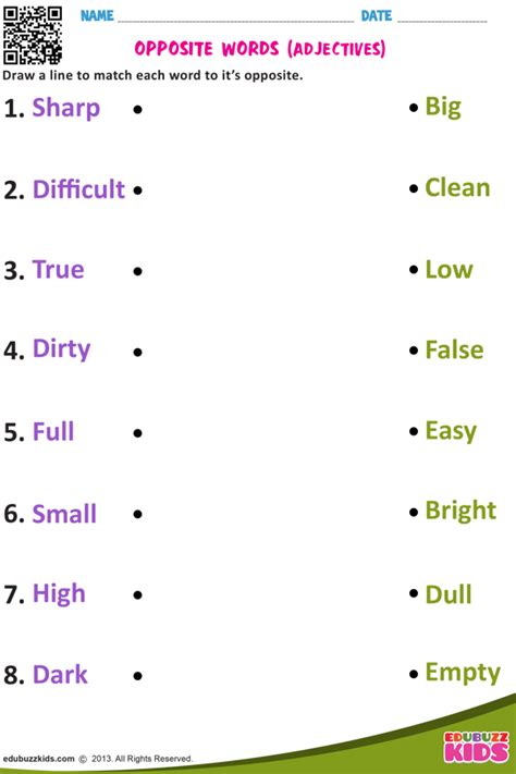 Quickly put information in alphabetical order using this super duper free online tool. Printable English opposite words #worksheets for preschool ...