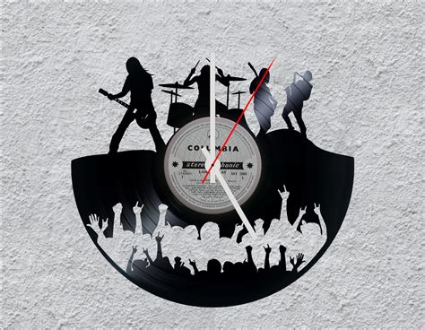Band Lp Vinyl Clock Uber Cool Design