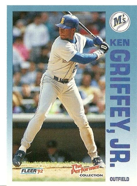 1992 Ken Griffey Jr Fleer Citgo The Performer Baseball
