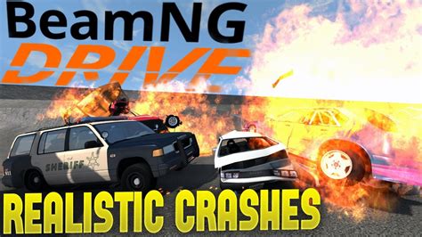 Beamng Drive Realistic High Speed Crashes Multiple Car Pileups