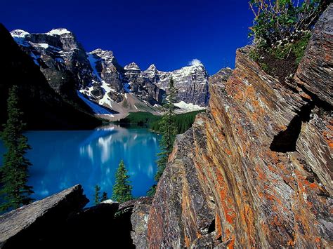 Imagen De Pantalla Canadá Parque Nacional Banff Montañas Aesthetic