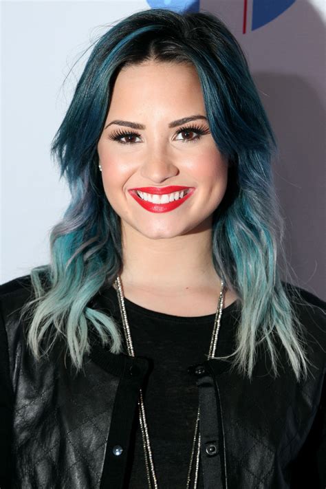 Diy hairstyles, ombre hairstyles, colored hair, celebrity pink, hair color ideas, hair style, demi lovato, demilovato google. Preeeeeetty: Our Favorite Celebs with Rainbow Hair in 2020 ...