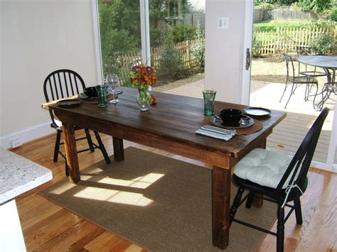 custom  reclaimed wood farm table  stable tables