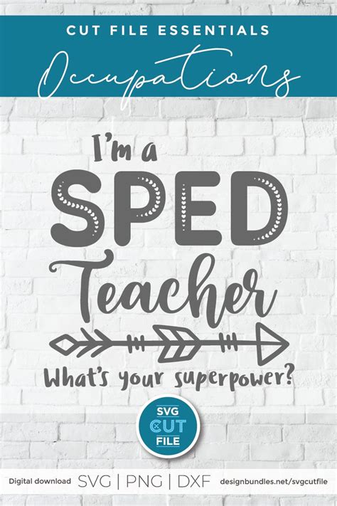 Download Special ed teacher superpower svg file - a SPED teacher svg (515909) | Cut Files | Design Bundles