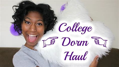 College Dorm Haul Freshman Youtube