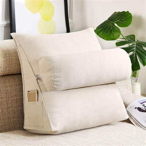 Sofa Bed Rest Reading Pillow Back Support Pillow Bedrest Pillows With