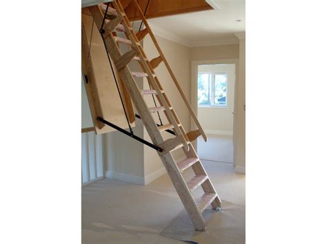 Sandringham Electric Folding Wooden Stairway Loft Stairs Attic