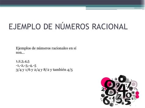 Numeros Racionales E Irracionales