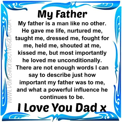 My Father I Love You Dad Pictures Photos And Images For Facebook