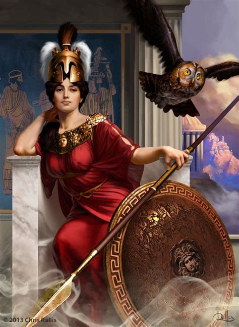 Goddess Athena By Chrisrallis On Deviantart Athena Goddess Greek Mythology Goddess Art
