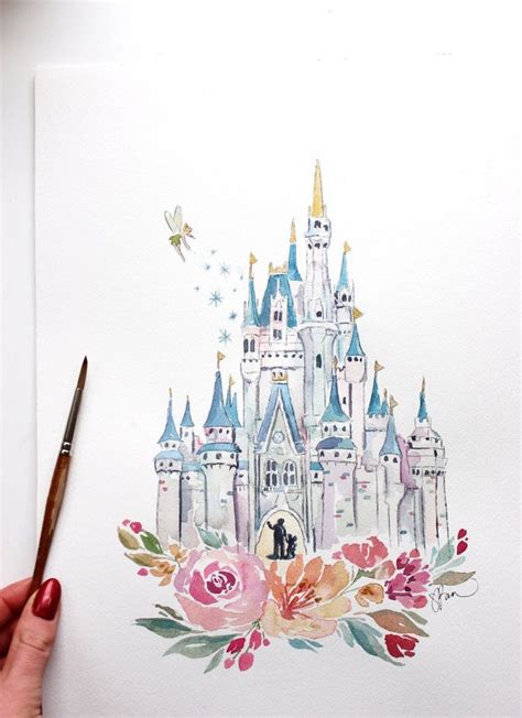 Pin By Silvana Jara On Feeding Disney Art Drawings Disney Castle
