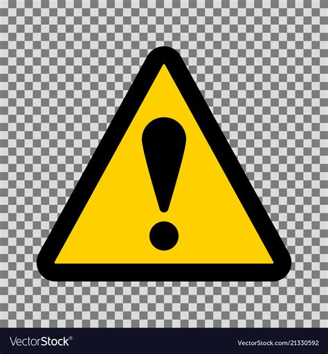 Caution Triangle Sign Royalty Free Vector Image