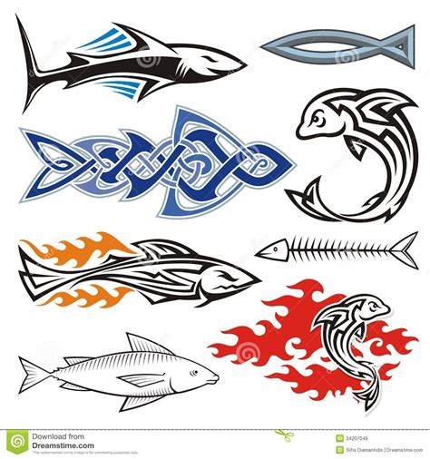 fish design stock vector illustration  aggressive