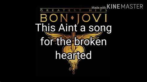Its My Life Bon Jovi Its My Life Lyrics Video Youtube