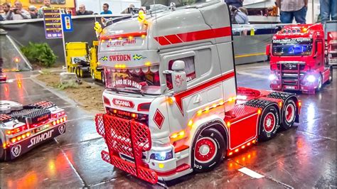 Rc Truck Extreme 15 Epic Rc Semi Trucks Doing A Convoy Youtube