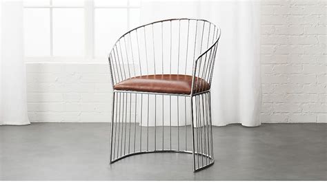 Ray Brown Leather Dining Chair | CB2 | Cheap dining room ...