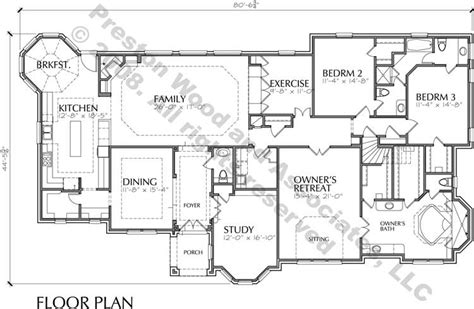New Floor Plans For One Story Homes Residential House Plans Designer