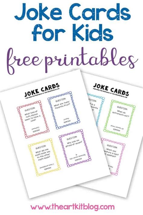 Check spelling or type a new query. FREE Printable Joke Cards for Your Child - Homeschool Giveaways