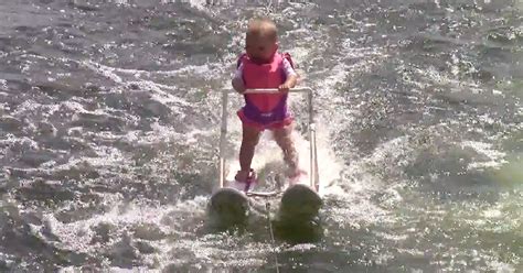 This 6 Month Old Baby Is A Water Skiing Champ Huffpost