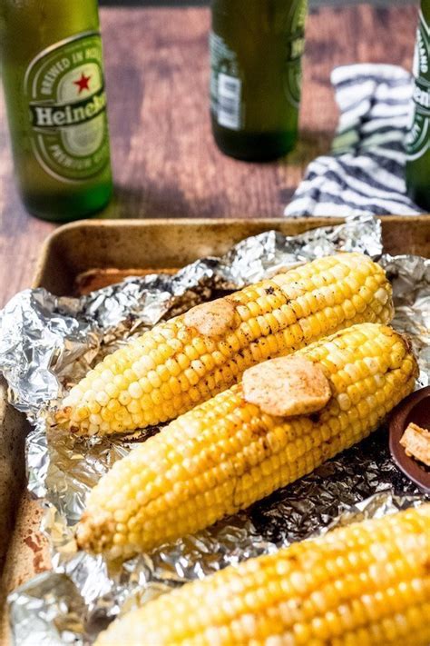 Grilled salmon steaks are coated with traeger big game rub and served alongside a grilled corn salad tossed with tomatoes, black beans, scallions, and for the corn salad: Grilled Corn in Foil with BBQ Compound Butter - Smells ...
