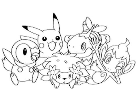 Pikachu And Eevee Coloring Pages Pokemon Coloring Pages Pikachu