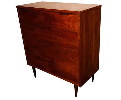 Mid Century Modern Tall Dresser With Sculpted Handles Mary Kays