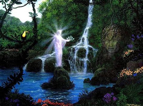 Paradise Goddess Visionary Art Spiritual Art Magical Art