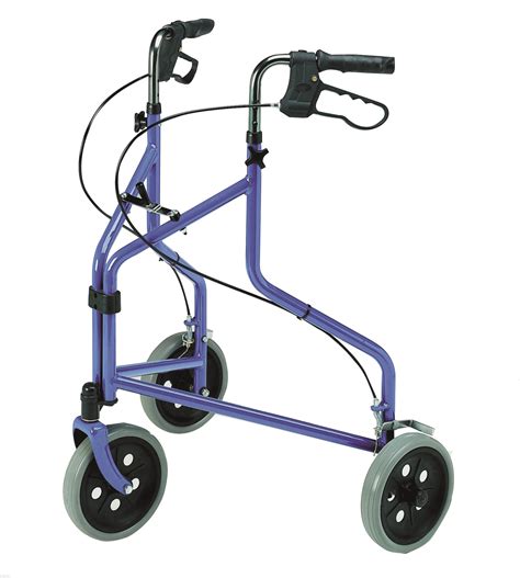 Roma Lightweight Folding Three Wheeled Walker Stable Able