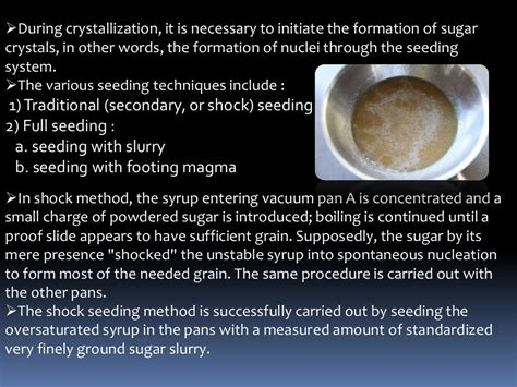 Crystallization Of Sugar