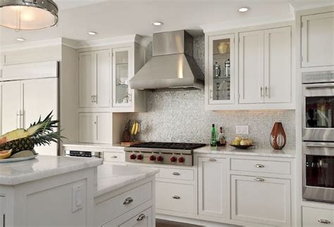 This kitchen proves small east sac bungalows can have high function and all the storage of a larger kitchen. Beautiful and Refreshing Kitchen Backsplash for White ...