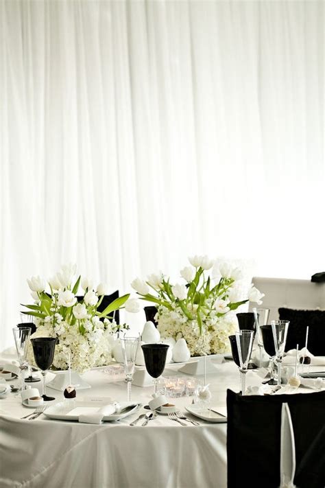(z gallerie sells a similar pattern called octavia. Picture Of Elegant Black And White Wedding Table Settings