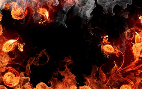 A small flame on a black background. 93 Elemental HD Wallpapers | Background Images - Wallpaper ...