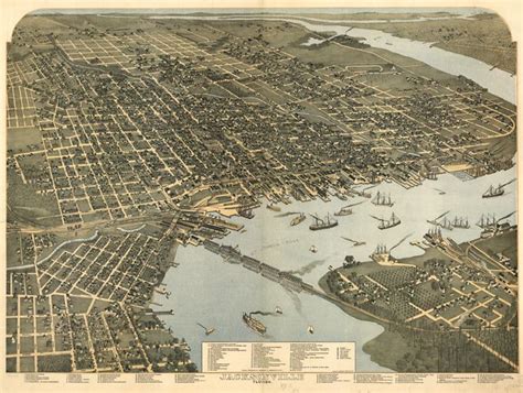 Map Of Jacksonville 1893