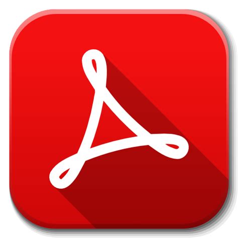 An adobe product icon (or logo or signature) is a design or image that is associated with and identifies a specific adobe product or service. Apps Pdf Icon | Flatwoken Iconset | alecive