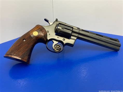 Sold 1975 Colt Python 357 Mag Royal Blue 6 Stunning Colt Snake