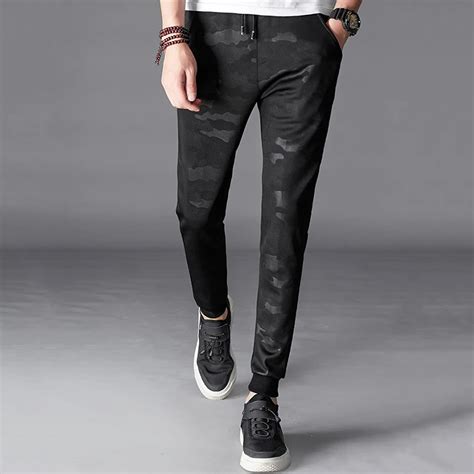 Men Pants Military Skinny Men Pants Camouflage Personality Male Plus