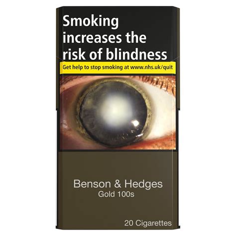 Benson And Hedges Gold 100s 20 Cigarettes Tesco Groceries