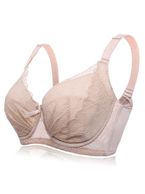 large size b f cup full coverage bras lace mesh plunge push up women lingerie adjusted thin